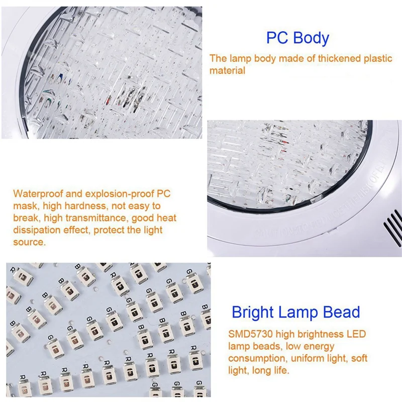 

Y17A 2X светильник для бассейна 35 Вт светильник для бассейна с пультом дистанционного управления RGB многоцветный уличный светодиодный подводный IP68 водонепроницаемая лампа