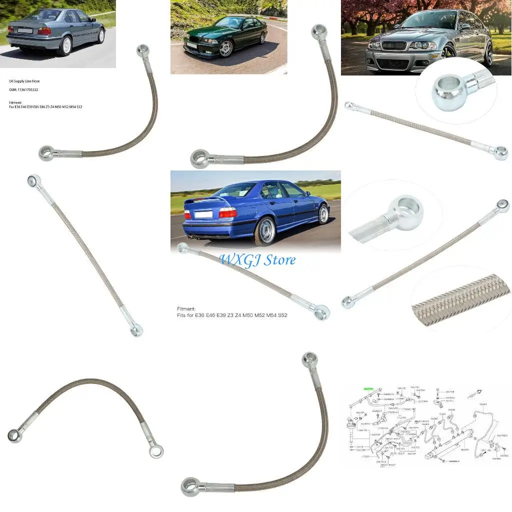 

37JE 11361705532 Замена шланга для линии подачи нефти для E36 E46 E39 E85 E86