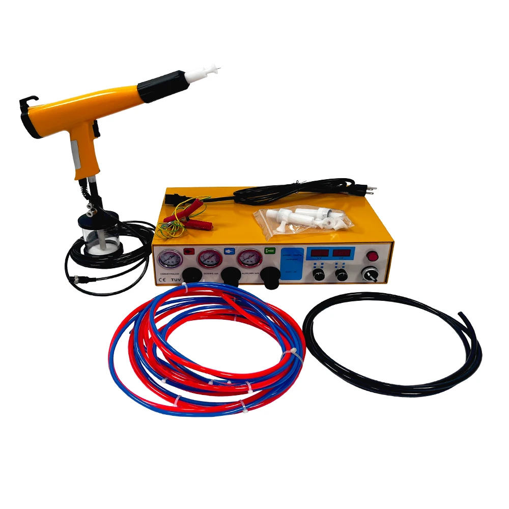 Convenient Handheld Powder Cup Electrostatic Powder Spray Gun Powder Coating Machine