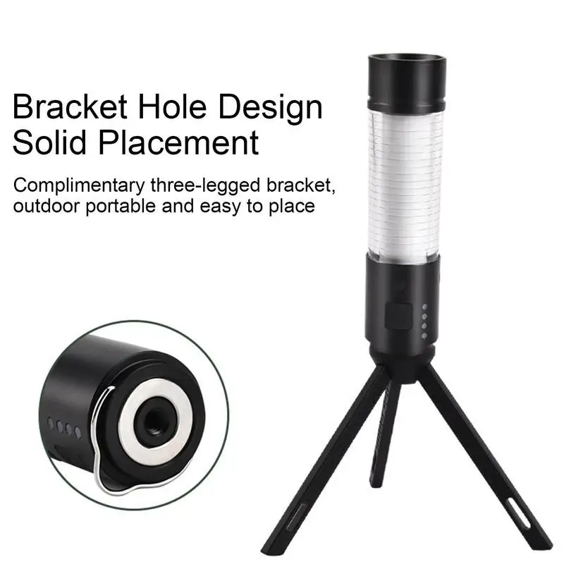 Rechargeable Camping Light Waterproof Camping Lights Adjustable Inspection Light Multifunctional Portable Tent Light With Metal