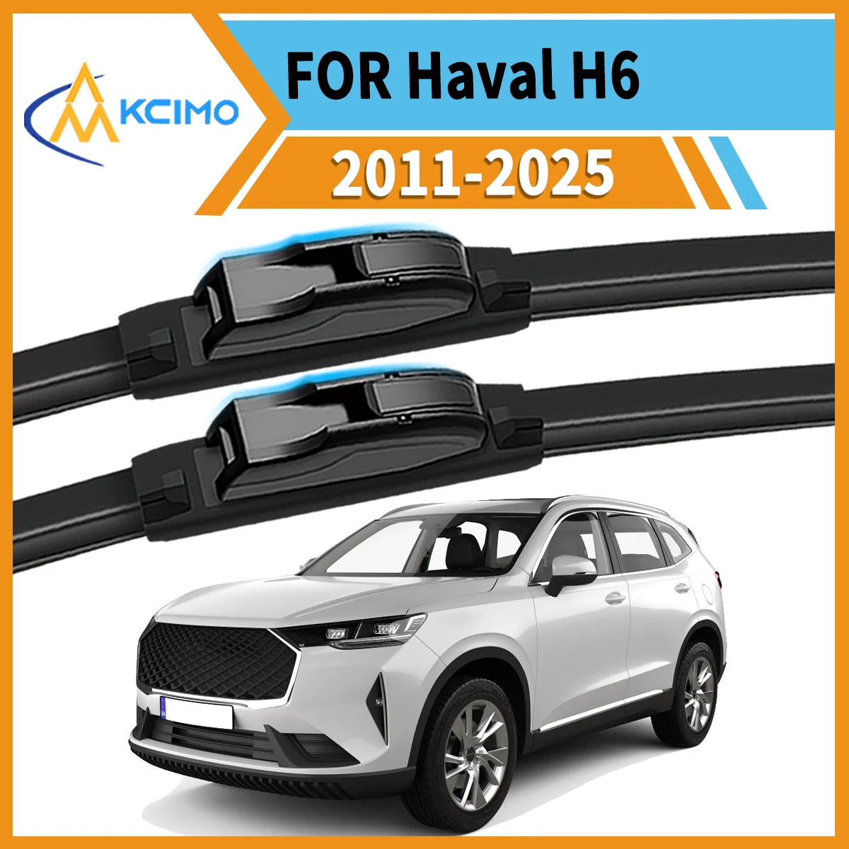

Superior Wiping Performance 2PCS Front Wipers for Haval H6 2011-2025 All-Season Clarity Reduced Noise Safe Driving