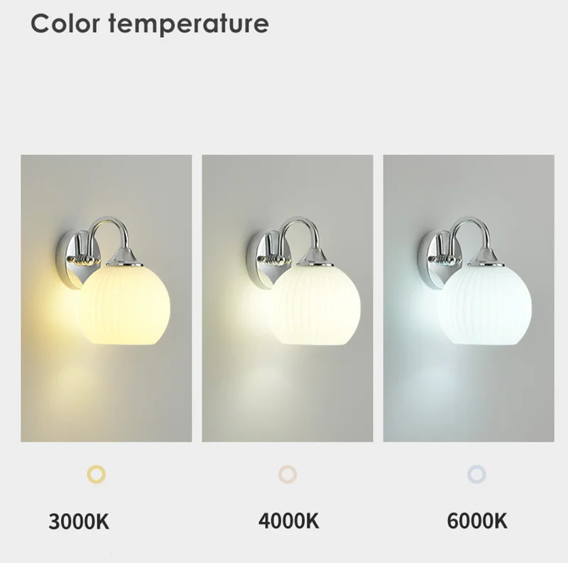Modern Simple Soft Style Wall Lamp Metal Body Chrome Color Bedroom Decor Sconce Light LED Acrylic Lampshade Corridor Wall Lustre