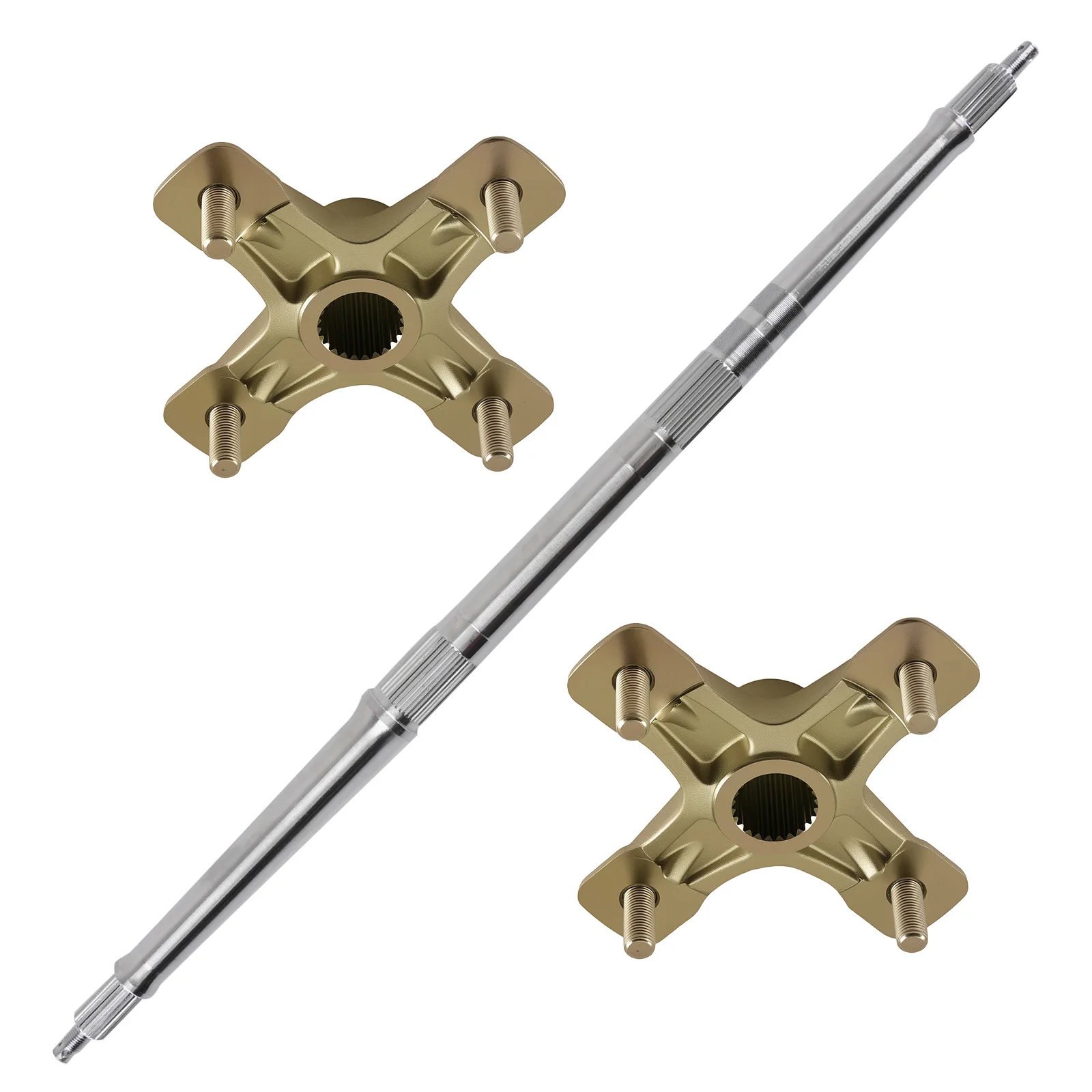 Rear Axle Shaft w/ Wheel Hubs for Yamaha Raptor 660R 02-05 5LP-25381-10-00