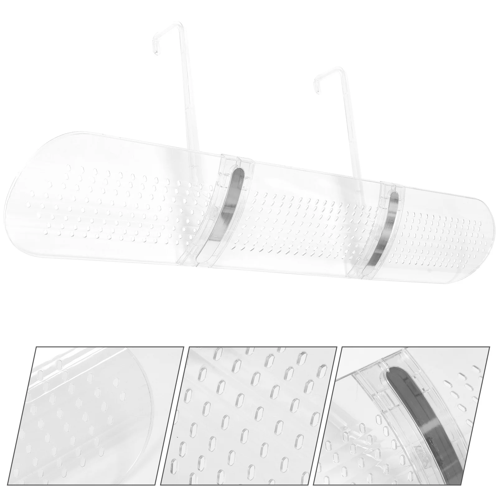 

Transparent Adjustable Air Conditioner Deflector Hanging Vent Baffle Outlet Shield Anti Direct Blowing Air Conditioner Deflector