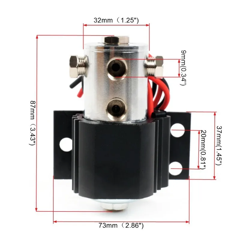 For Tire Locker Automotive Retrofit Line Lock Burned Tire Solenoid Brake Valve Front Brake Line Lock Kit