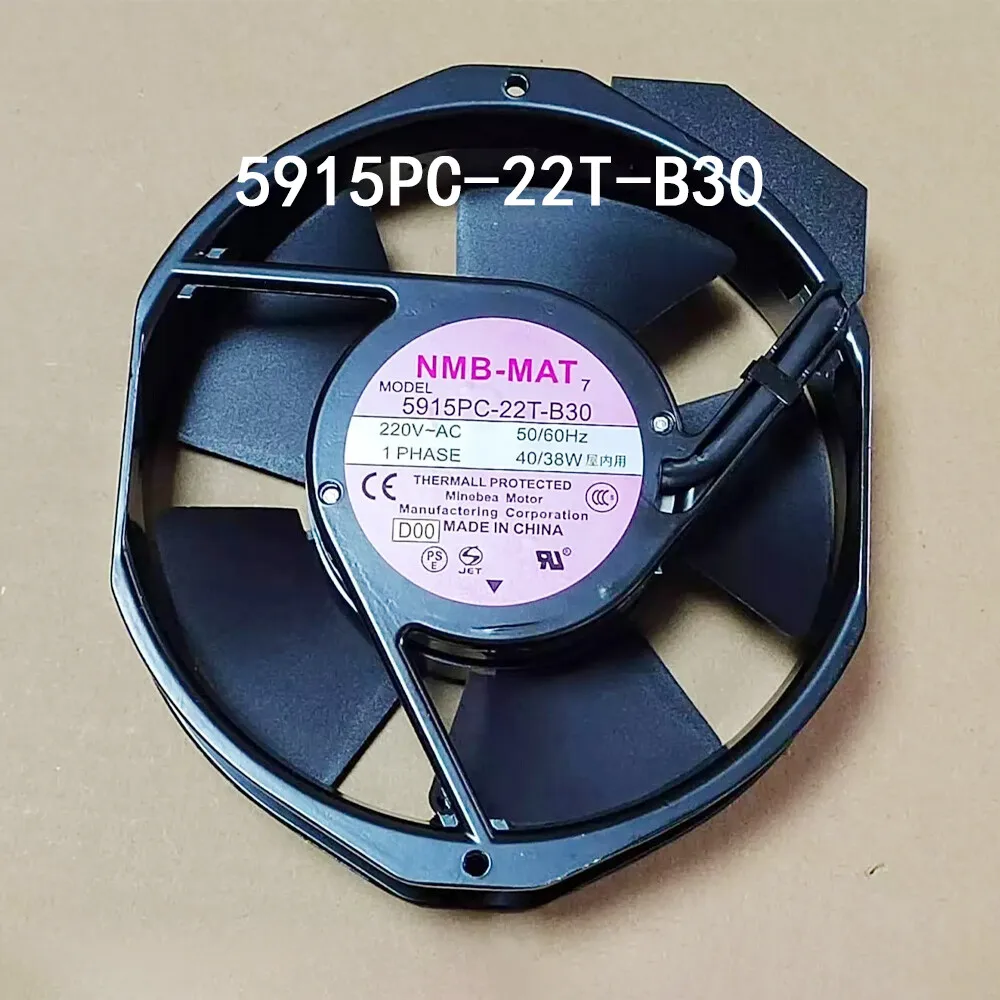

Для оригинального осевого вентилятора NMB 5915PC-22T-B30, 220 В переменного тока, 38/40 Вт, 172*150*38 мм, серверный вентилятор -