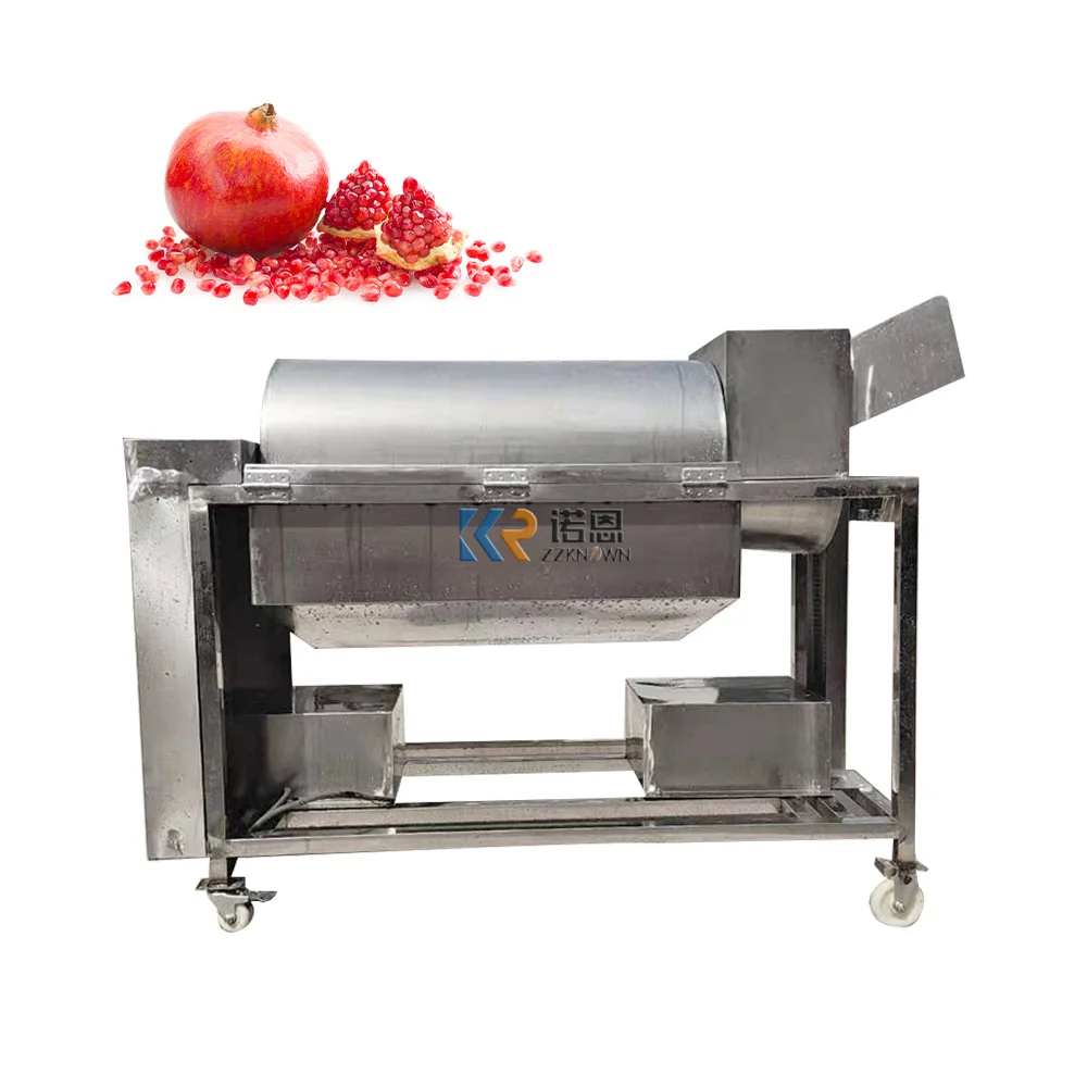 1000KG/H Capacity Commercial Pomegranate Peeling Machine  Fresh Pomegranates Juice Seeds Separating Peeler Machine