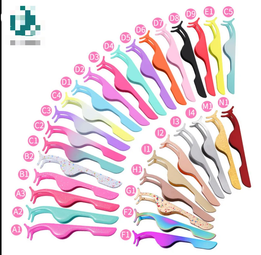 Stainless-Steel Eyelash Curler Beauty Makeup Tool False Eyelash Helper Tweezers for Perfect Eyelash Styling