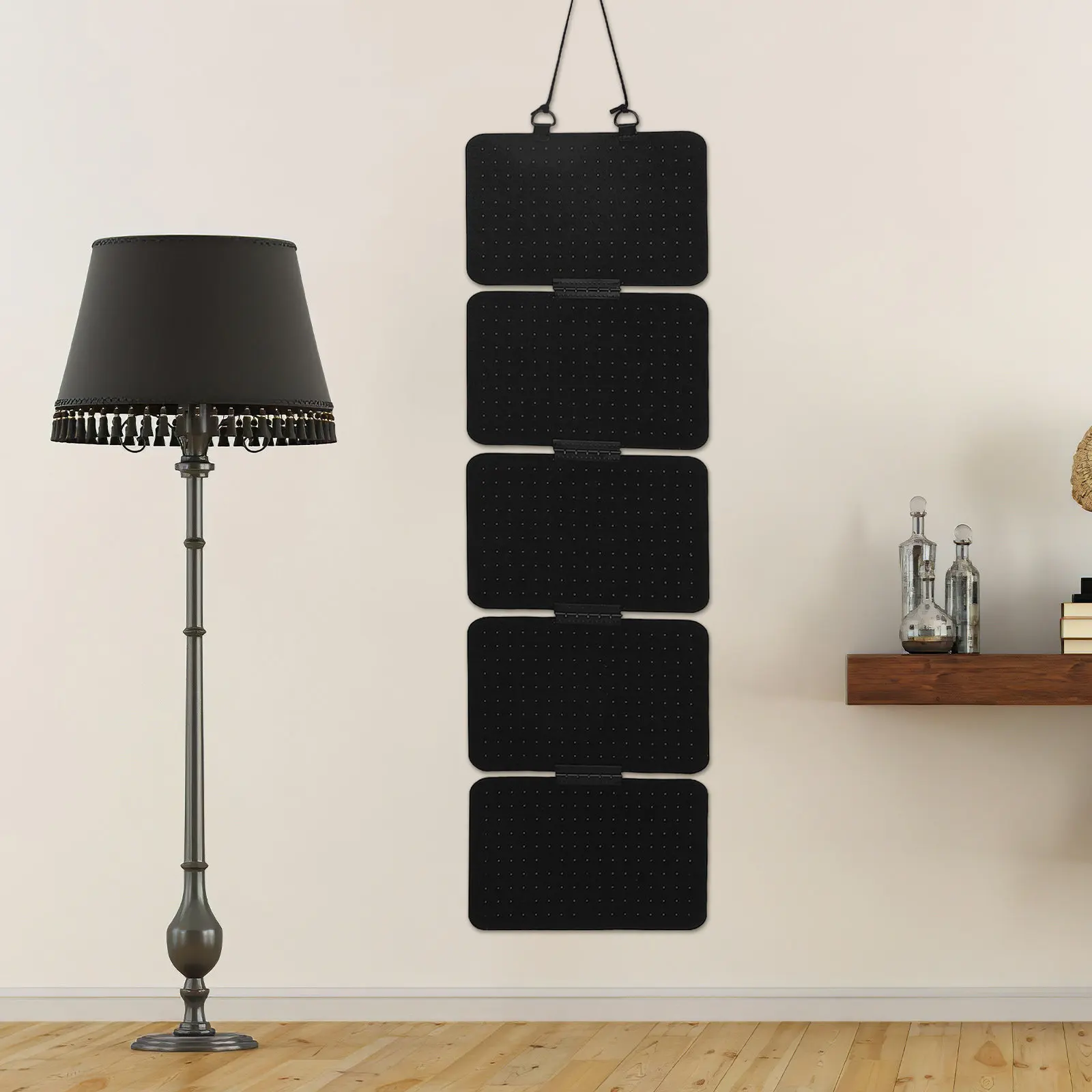 

Wall Hanging Jewelry Organizer Felt Multi-Functional Brooch Storage Bag Bedroom Closet Necklace Holder Earrings Pin Display