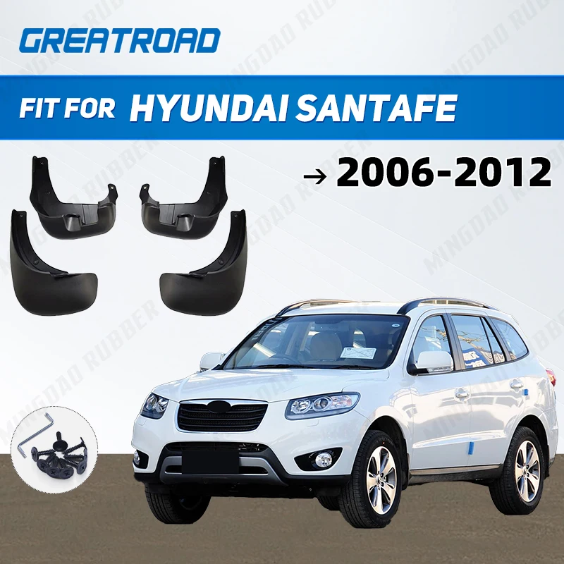 

For Hyundai SANTAFE 2006 2007 2008 2009 2010 2011 2012 Mudflaps Splash Guards Mudguards Mud Flaps Fender car Accessories