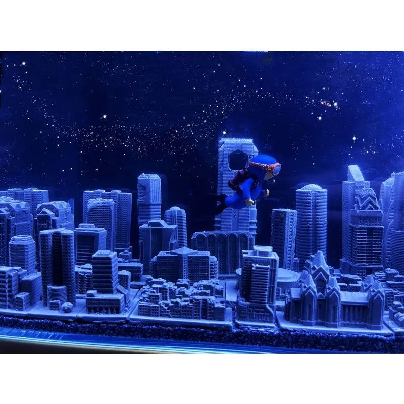 

20pcs building cluster model for fish tank scenery small fish tank betta aquarium decoration cement plaster product fish supplie