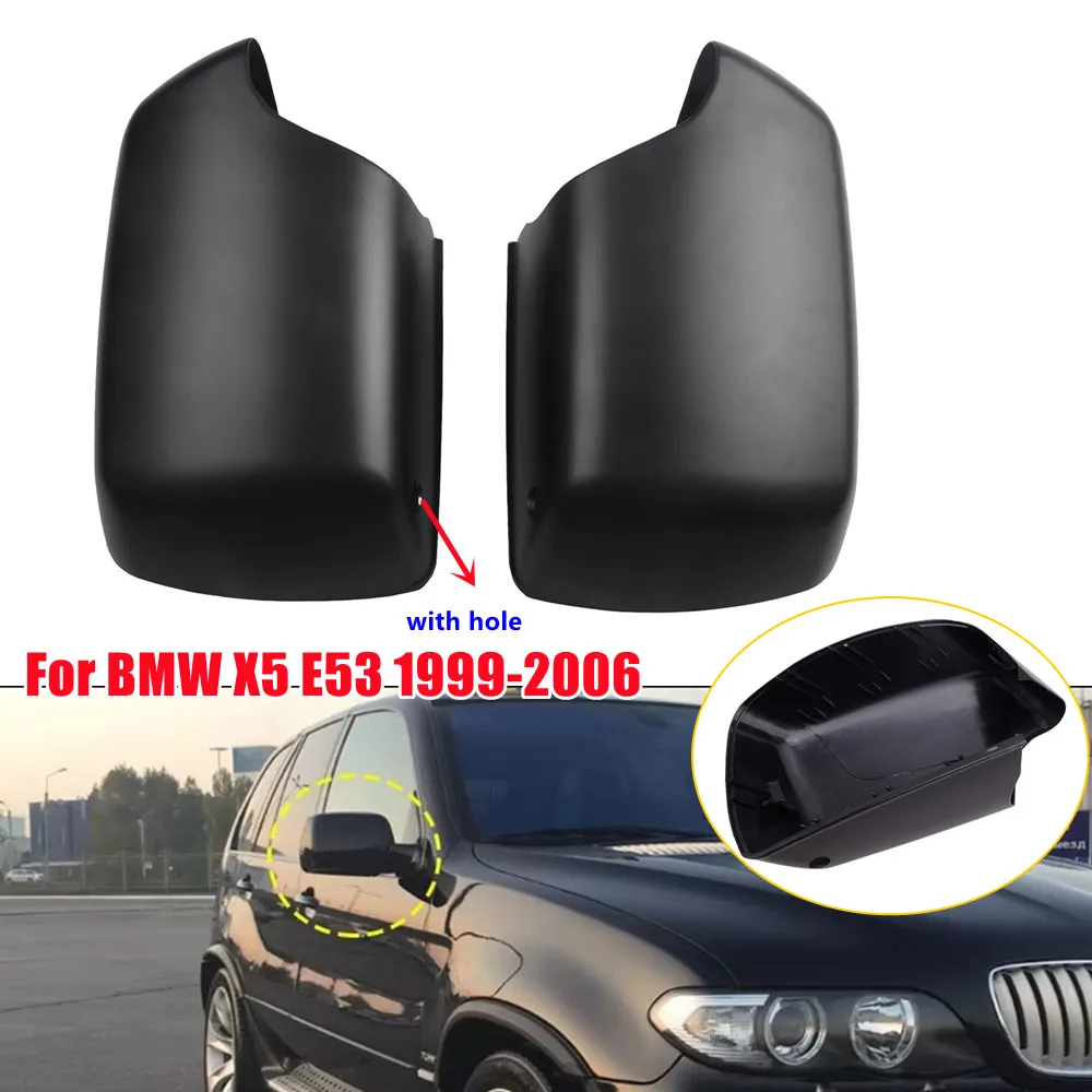

For BMW X5 Series E53 1999 2000 2001 2002 2003 2004-2006 ABS Car Rearview Side Mirror Cover Wing Cap Door Shell Trim Replacement