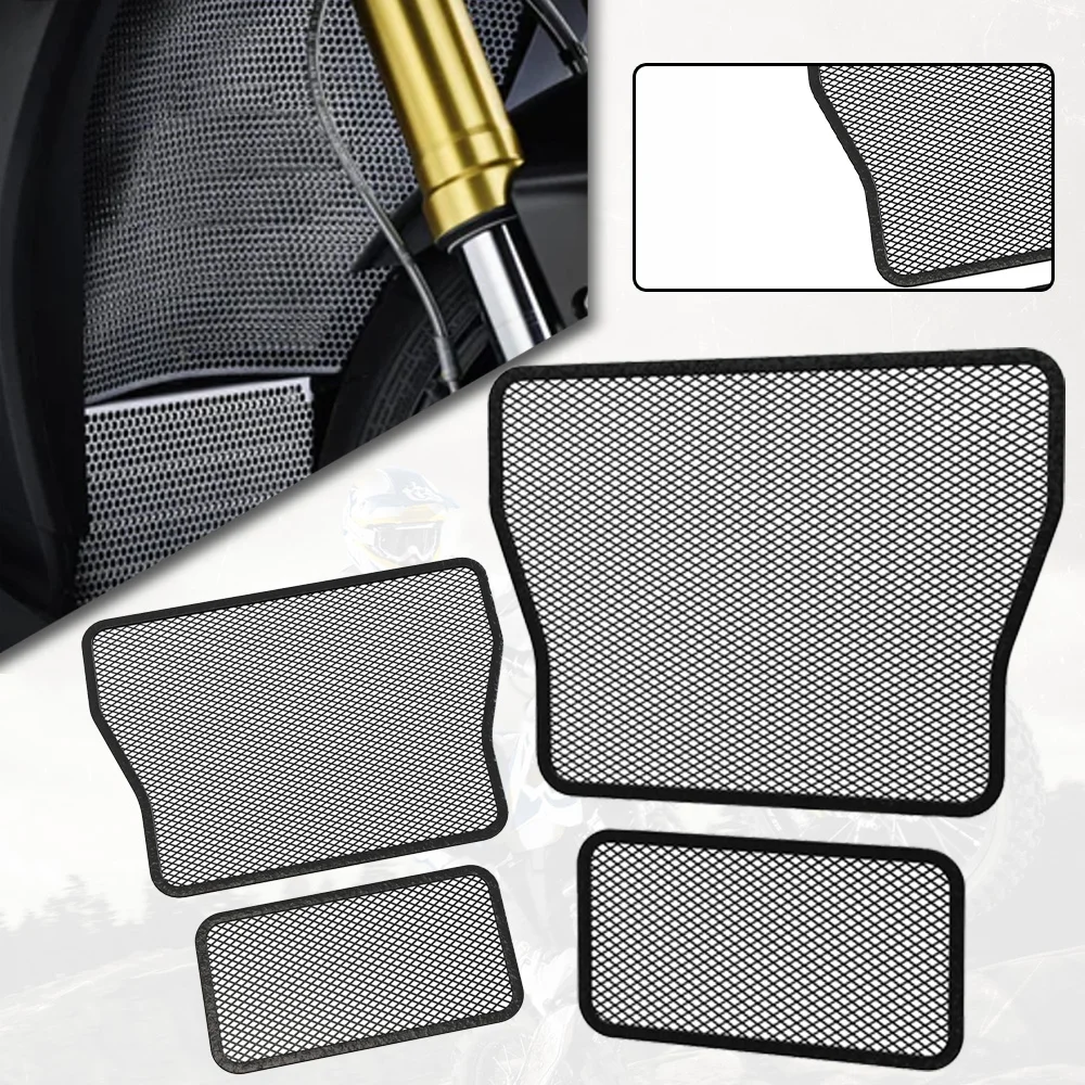 

For BMW S1000RR 2009 2010 2011 2012 2013 2014 2015 2016 2017-2019 Motorcycle Radiator Grille Guard Cover Oil Cooler Guard Set