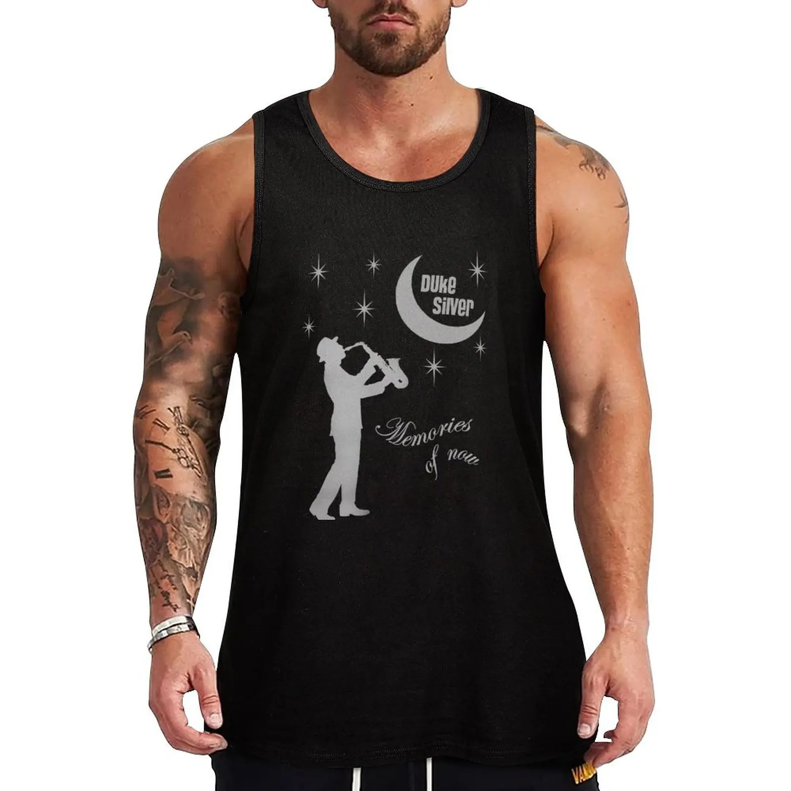 Duke Silver Tank Top Street Style Tank Top Casual Urban Sleeveless Top