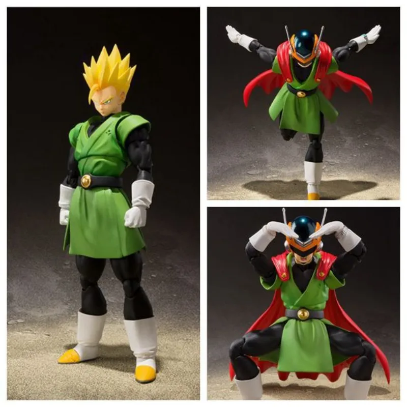 Dragon Ball Z Shfiguarts Son Gohan Masked Saiyan 16cm Model Anime Figure Master Stars Piece Youth Pvc Action Figure Model Toys