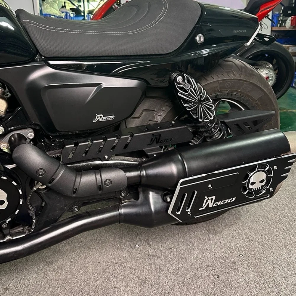 【Good Quality】For QJMOTOR SRV 600 rear chain cover QJ 600srv srv600 chain guard split chain cover
