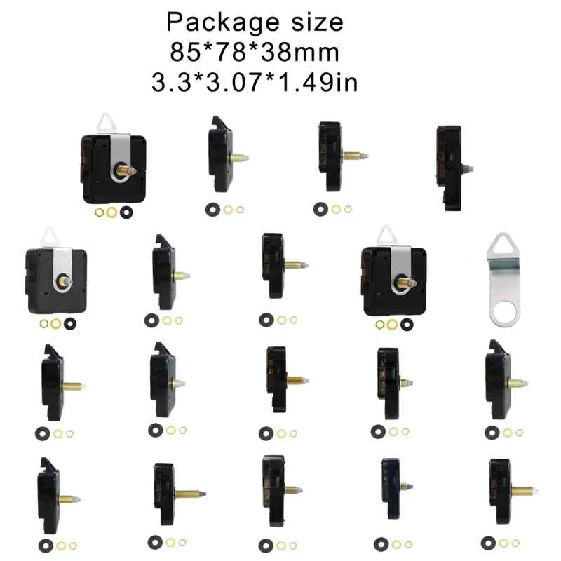 Quartzs Clock Movement Mechanism for Wall Clock Repair Parts Battery Operated Quiet Clock Motor Replacement Kits Dropship