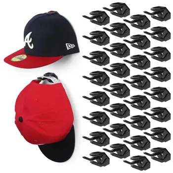 16 pezzi porta cappelli da baseball porta cappelli rack organizzatore portaoggetti moderno berretti da baseball grucce rack appeso organizzatore per porta da parete