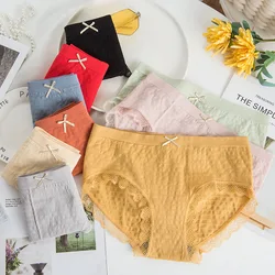 1Pcs Panties Women Cotton Breathable Underwear Girls Briefs Ladies Lingeries Female Graphene Antibacterial Crotch Underpants