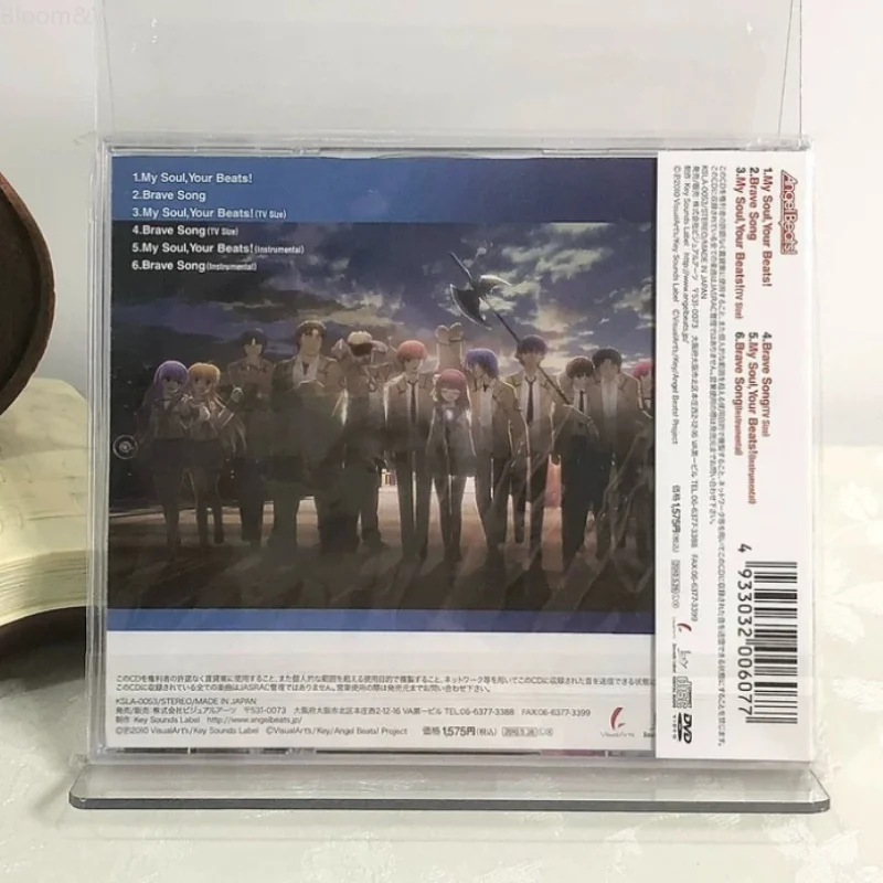 Classic Anime Game Angel Beats Lia Music CD DVD My Soul Your Beats Brave Song OST Album Walkman Recorder Soundtracks Box
