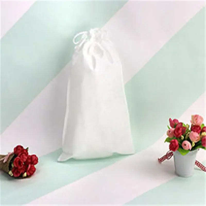 20 pieces  Non woven fabric drawstring Large Non-woven Dust cover Drawstring Packaging Bags,Shoe or Clothing  accept print logo