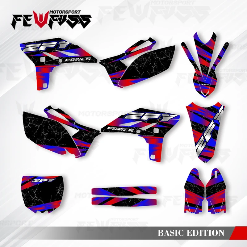 

Fewfuss Graphics Decals Stickers Motorcycle Background Custom For 2010 2011 2012 2013 YZF250