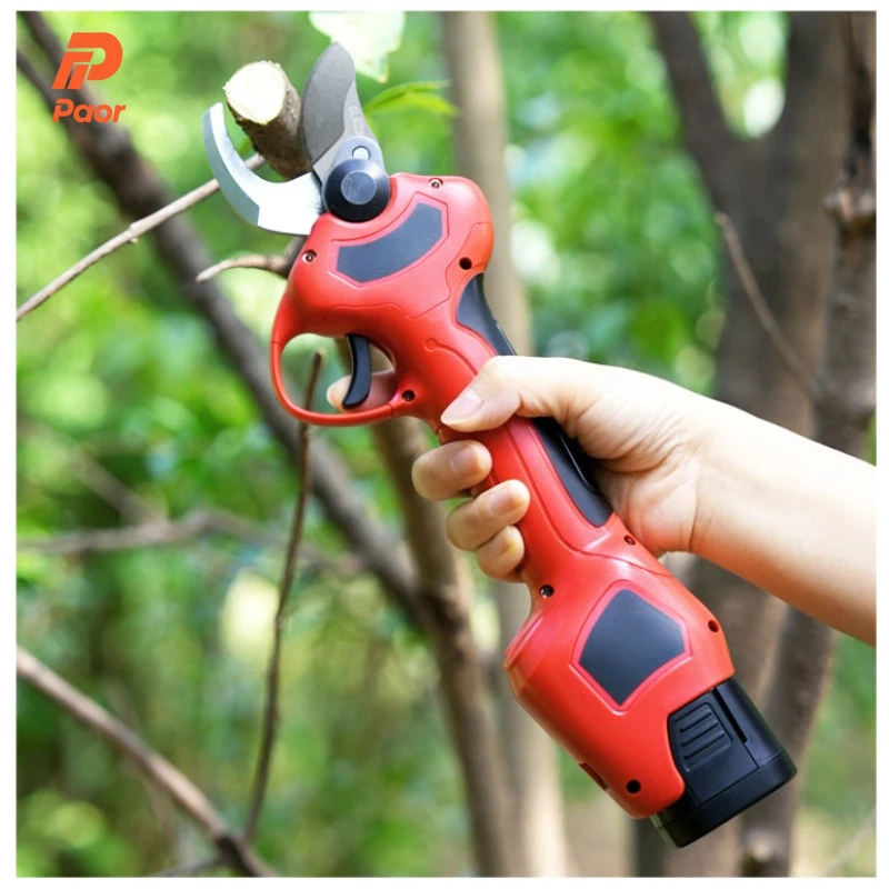 Electric Pruner Cordless Pruner Professional Best Electric Pruning Scissors 2 Batteries 30mm Electric Pruning Shears