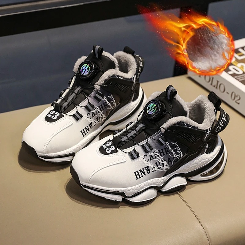 

New Winter Vintage Fashion Sneakers Outdoor Comfort Walking Training Sports Running Shoes Sneakers Casual Fleece Lining