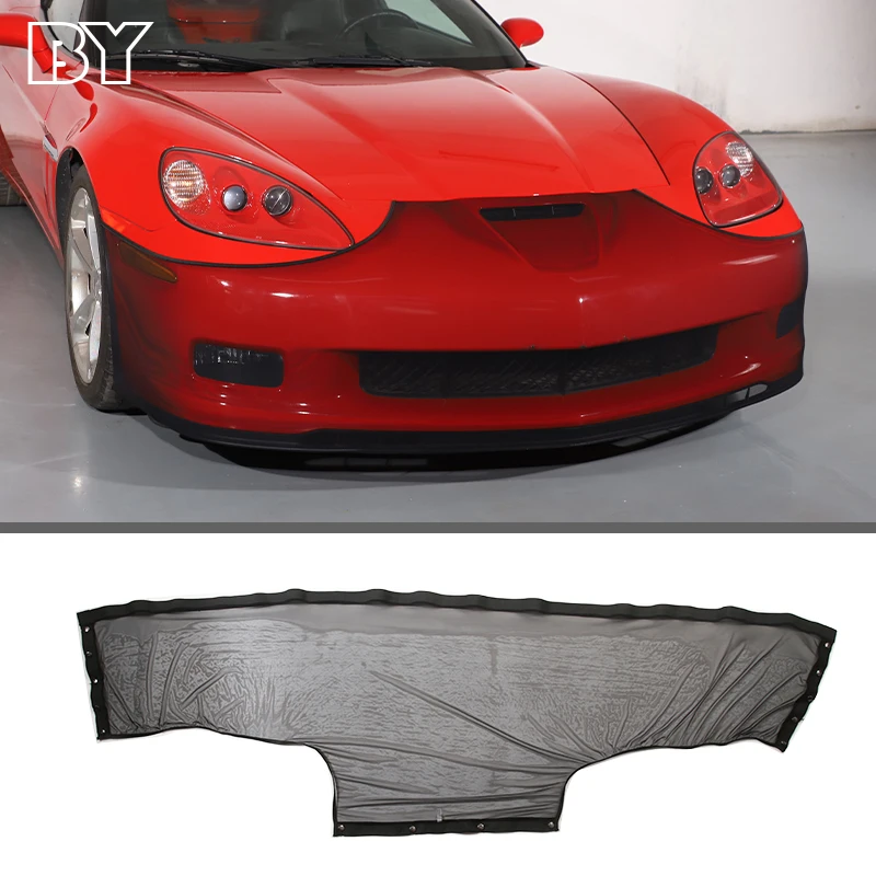 

For Chevrolet Corvette C6 2005-2013 Car Front Grille Insect Screening Net Protection Cover Auto Exterior Accessories