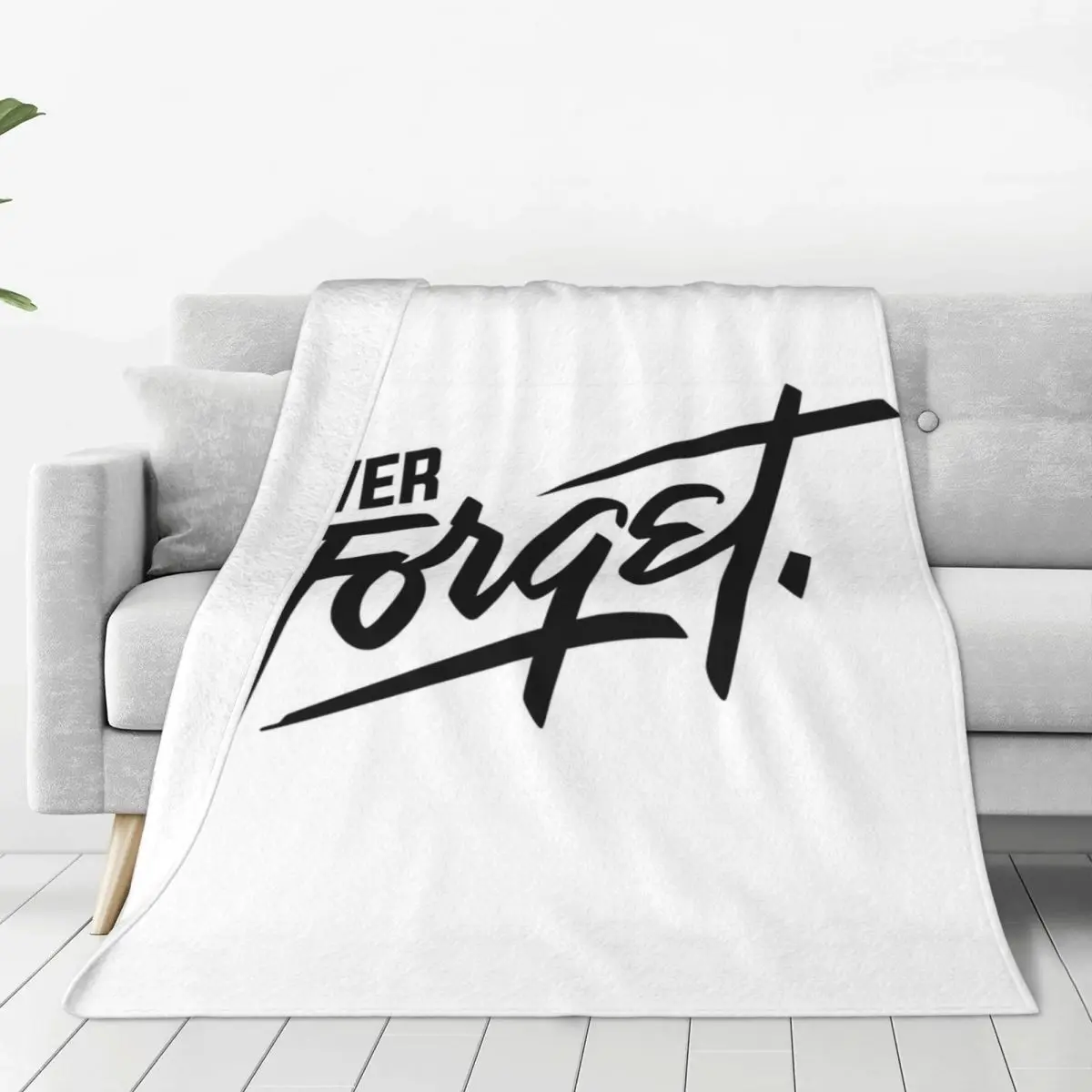 Never Forget Blankets Fleece Multi-function Sofa Throw Blankets For Couch Bedding Office Throws Bedspread Quilt