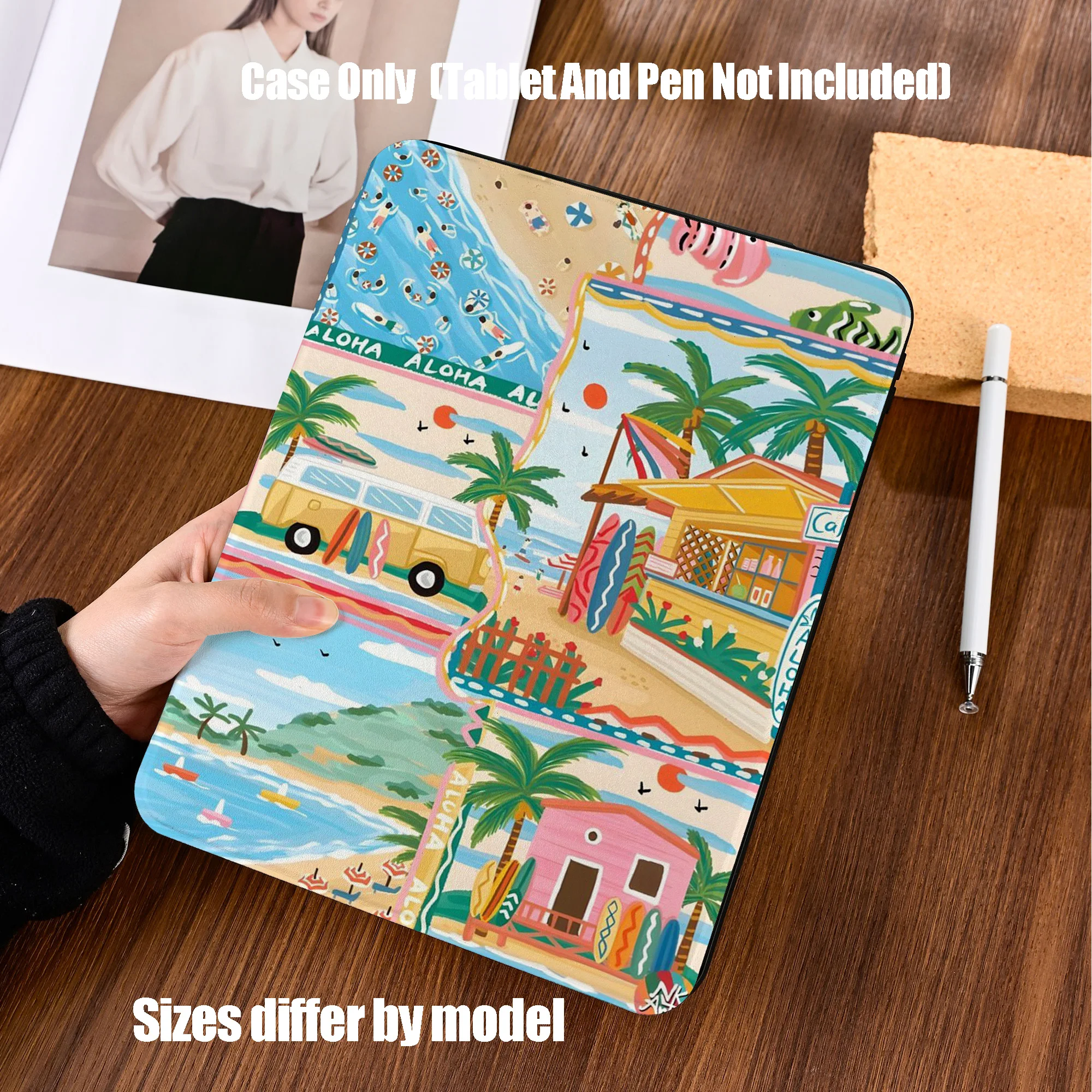 Premium TPU Tablet Case for Samsung and Apple All Models Slim Fit Protective Cover，Shockproof Lightweight Durable 3