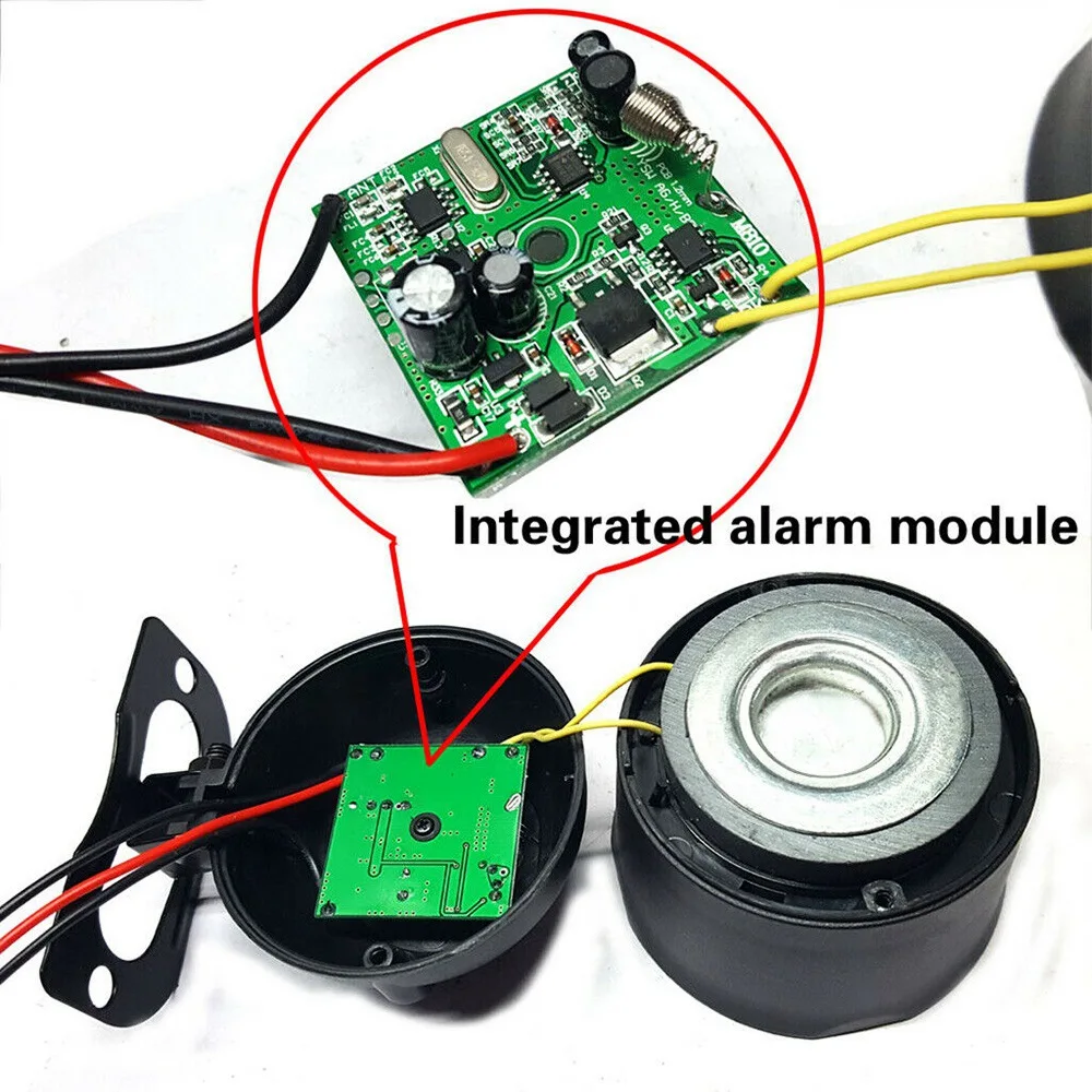 Universal Car Alarm One-Way Automatic Vibration System Car Remote Control Anti-Theft Alarm Car Anti-Theft Alarm