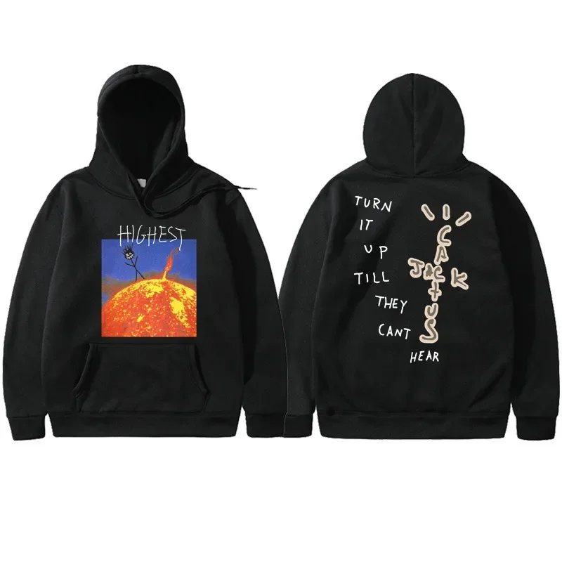 2024 New jack cactus Highest Sun Astroworld Pullover Men Women Best-Quality Sweatshirts Cactus Jack Astroworld Hoodie hoodie