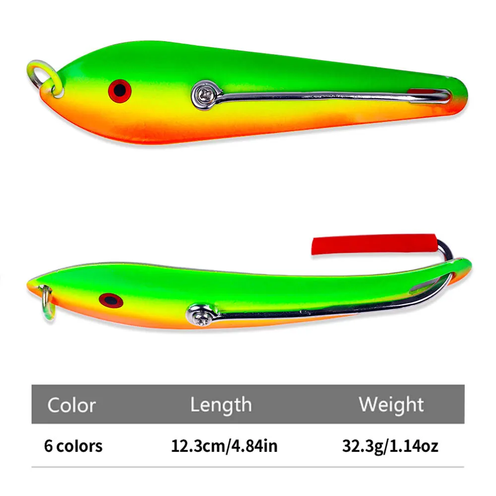 Big Spoon Metal Lure Tuna Wahoo Trout Fishing Spinner Bait 30g Drone Spoon Lure Hard Bait Wobbler Bass Carp Pesca Tackle