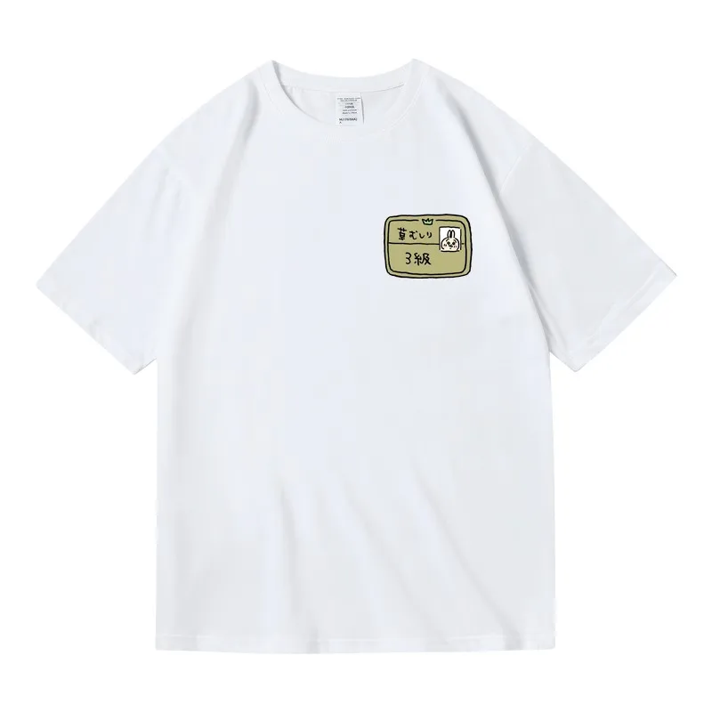Chiikawa Cute Ins‑Style Cartoon Graphic T‑Shirt,  O‑Neck Fresh Japanese‑Style Casual Summer Short‑Sleeve Streetwear Daily Top