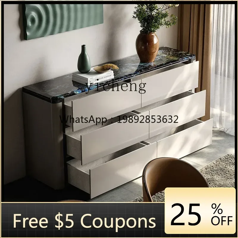 

TT high-end light luxury door cabinet Italian minimalist decorative cabinet bedroom TV cabinet