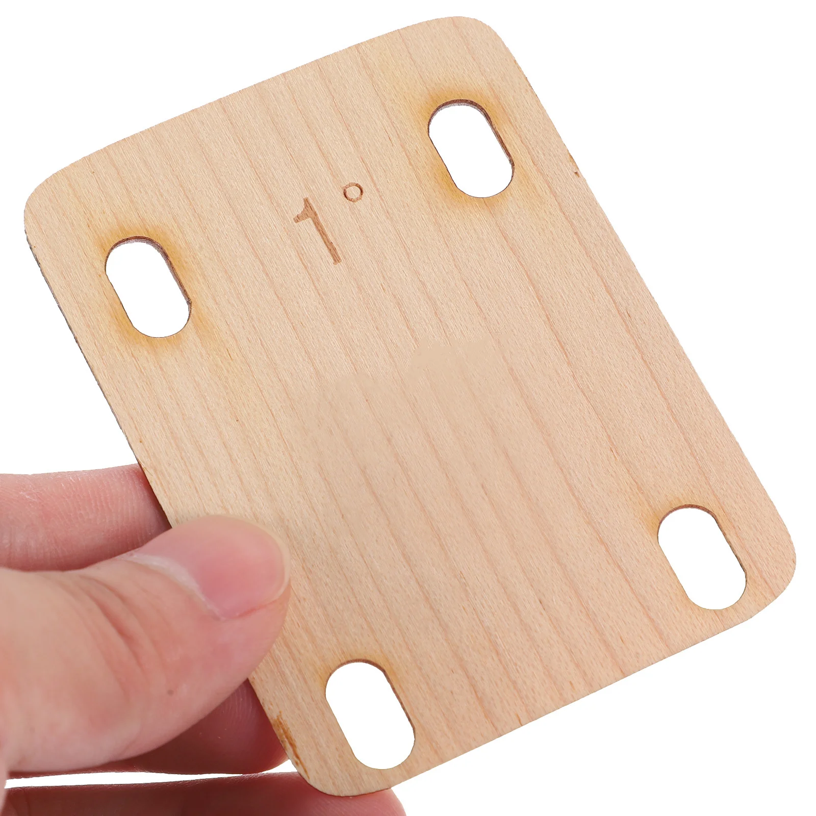 

3 Pcs Neck Shims Electric Guitar Replacement Parts Accessories Plate Heightening Spacer