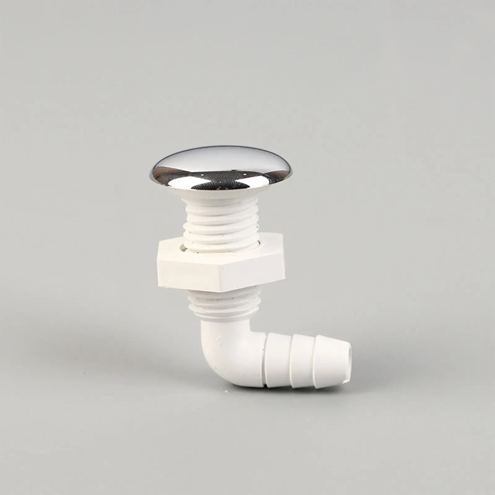 Bathtub Air Jet Nozzle ABS Compact White Spa Bath Tub Parts Flexible Fitting Replacement for Pool