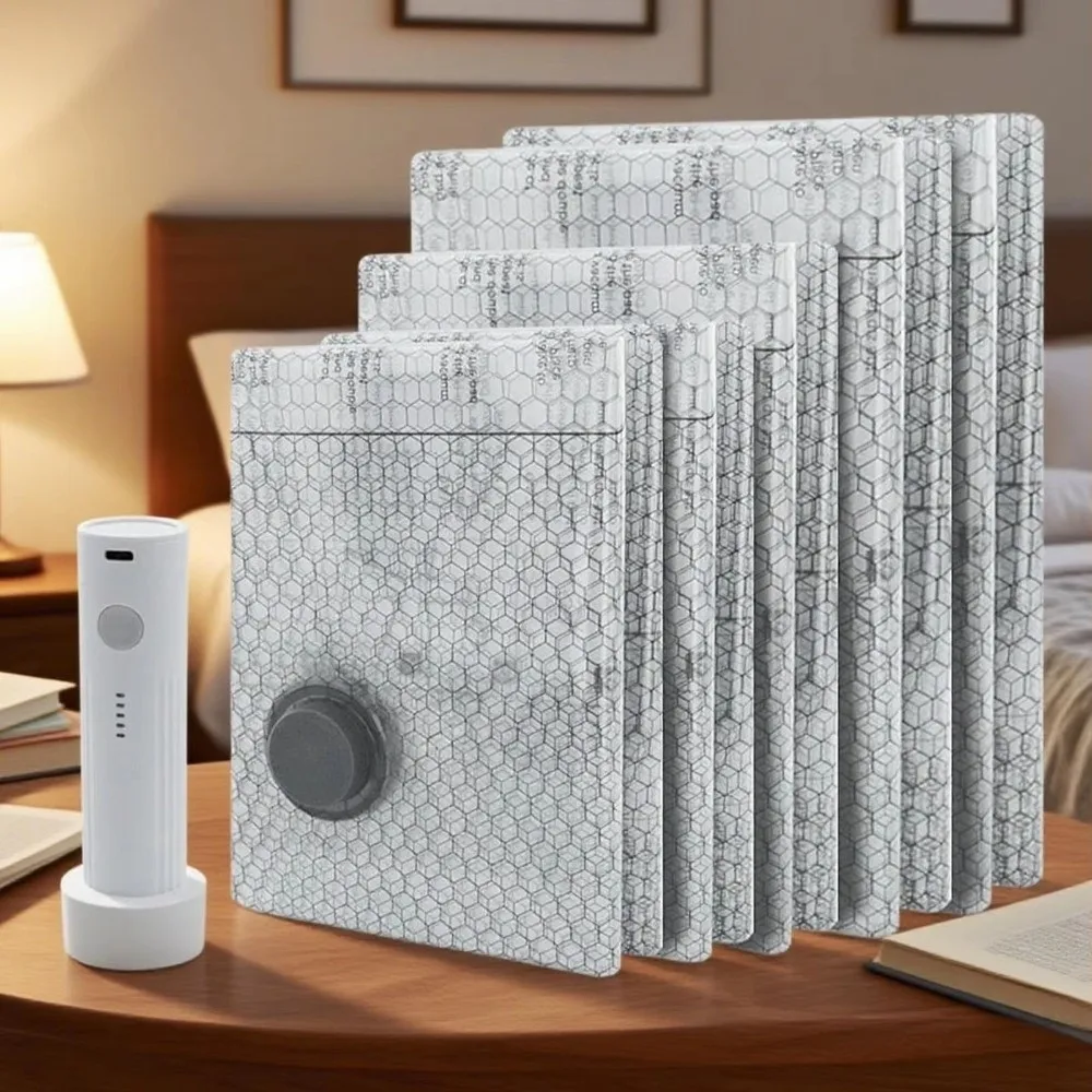 

Подарки Портативная вакуумная компрессионная сумка Многофункциональная влагостойкая дорожная сумка для хранения Большая вместительная вакуумная упаковочная сумка