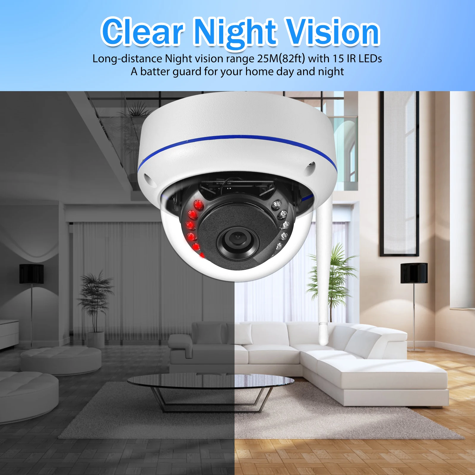 Imagem -06 - Gadinan-câmera sem Fio Mini Dome Face Detect System 3mp 8ch ir Night Vision Vídeo Cctv Kit de Vigilância ao ar Livre Xmeye Pro