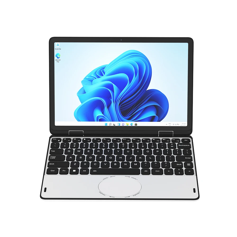 Topton-Mini portátil com IPS Touch Book, 11 polegadas, Intel N100 Max, 32G, DDR4, 2T SSD, Notebook Office, Computador, Tablet, 2024