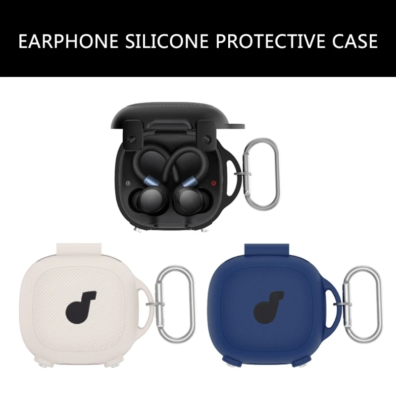 Earbud Sleeve Silicone Earbud Case Earphone Storage Case Water Resistant & Shock Absorbent for An-ker Sport 20