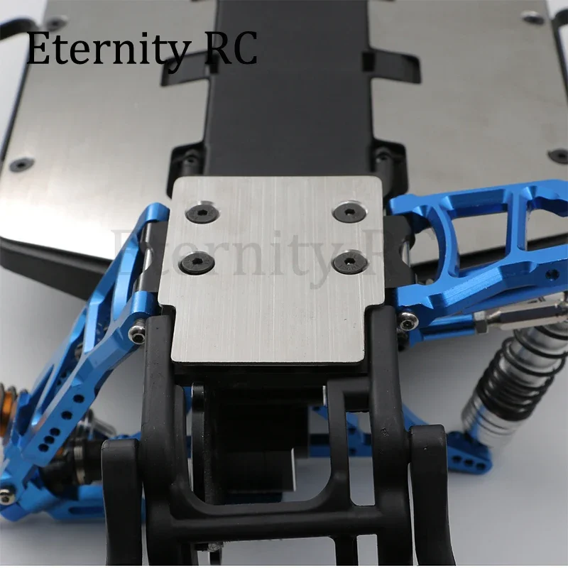 Metal Chassis Armor Protection Protector Skid Plate for Traxxas Slash 2WD 1/10 RC Car Upgrade Parts Metal Chassis Armor Protect