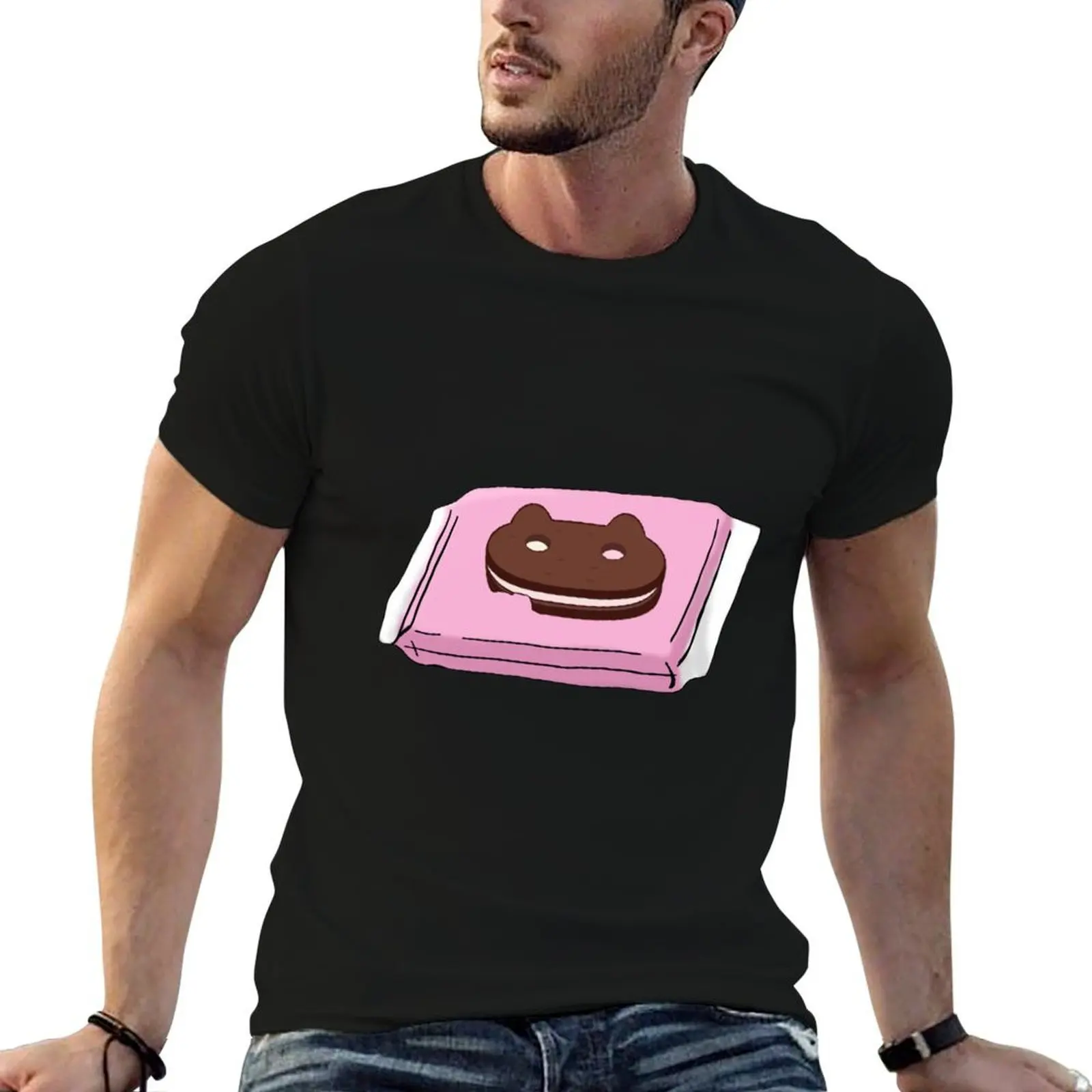 

Cookie Cat T-Shirt funny t shirts cotton t shirts for man graphic funny T-Shirt