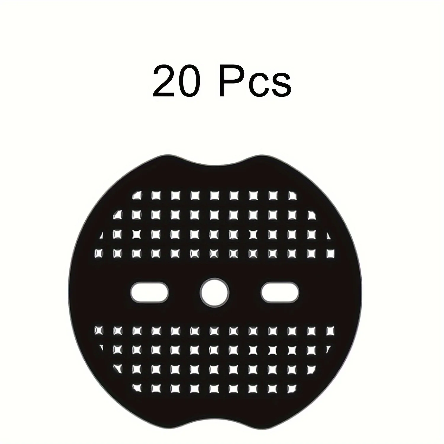 20Pcs Plastic Gaskets Barrier Stakes Mulch Holder Landscape Grass Pad Yard Ground Shaped Nail Indoor Garden Staples Black