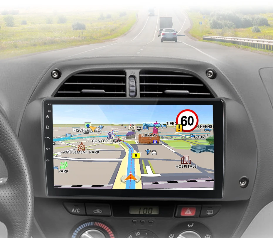 Junsun Wireless Carplay Android Auto Autoradio für Toyota Rav4 2001-2005 GPS Multimedia 2 Din – Detail 18