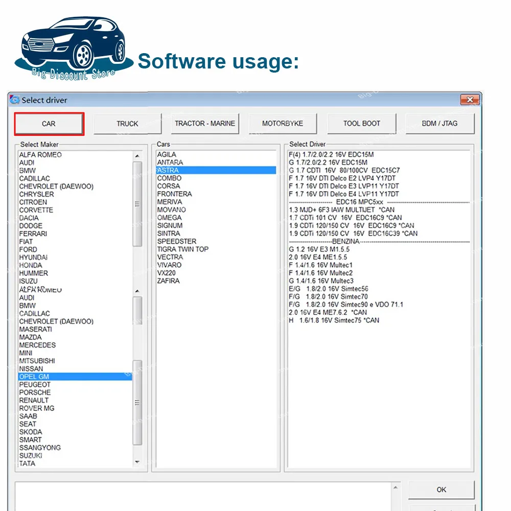 Programmer Tool Fgtech Galletto V54 0475 4 Master Support B-DM Full Functions for  fg tech V54 ECU Chip Tuning OBD2