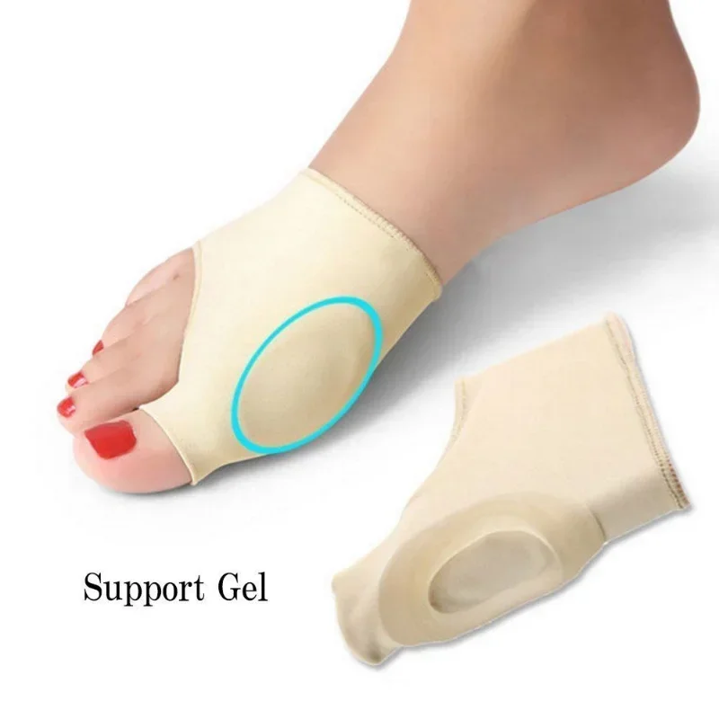 1Pair Toe Separator Hallux Valgus Bunion Corrector Hammer Toe Straightener Foot Pain Relief Orthopedic Pedicure Tools Foot Care