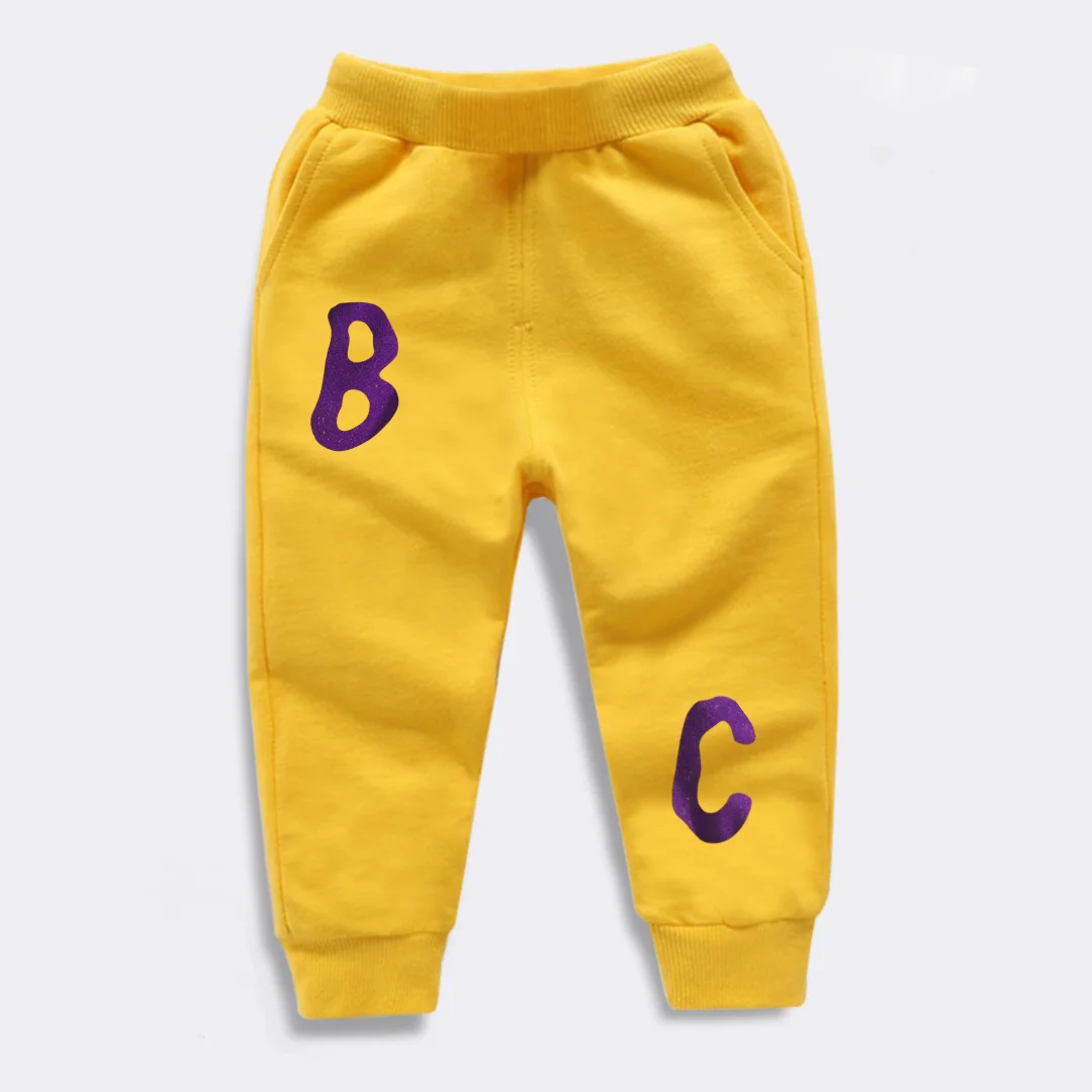 2024 kids jogging pants autumn boys sweatpants cotton children trousers casual sports clothing for baby girls