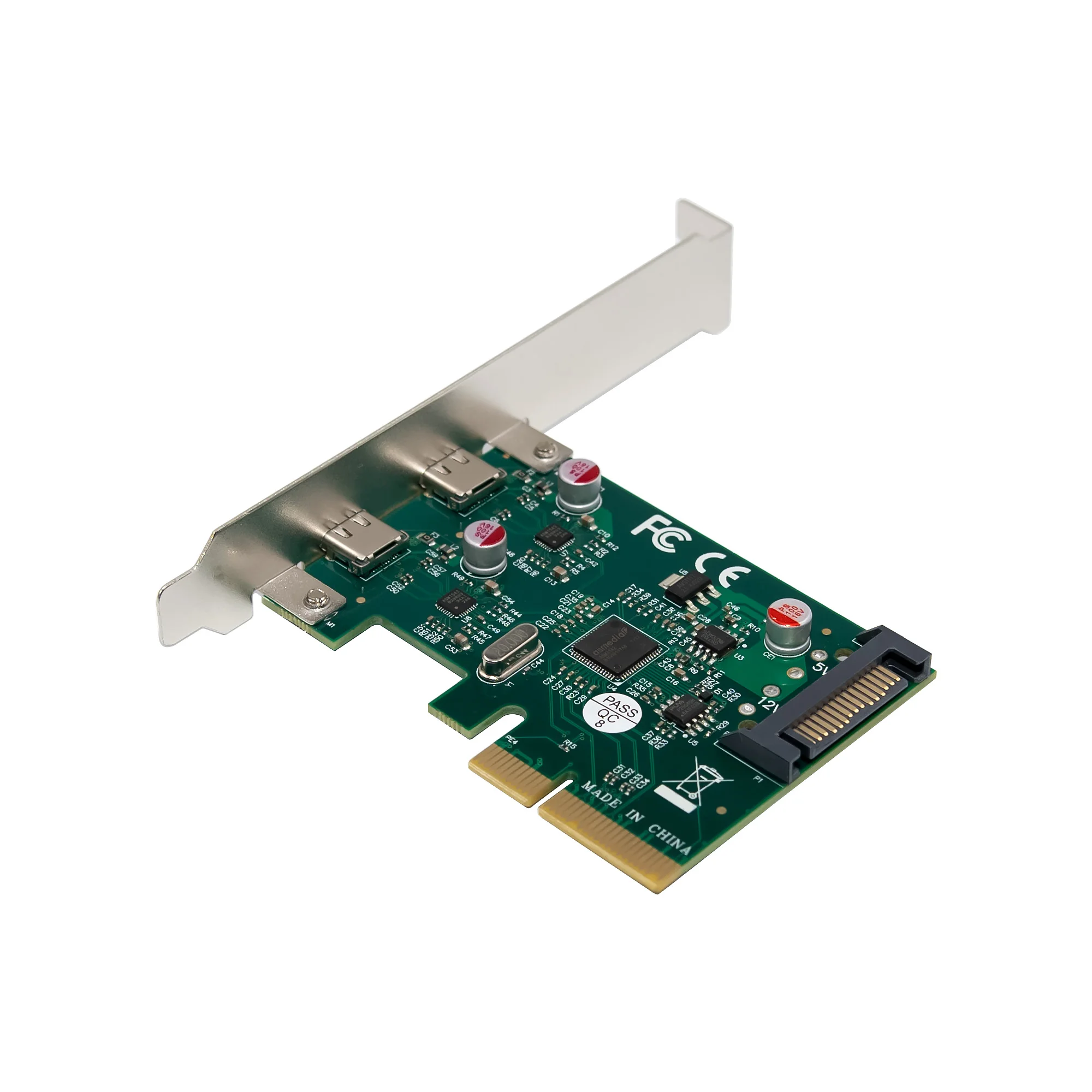 SUNWEIT ST614  PCIe X4 ASM1142 USB3.1-C 10Gbps Extended Card